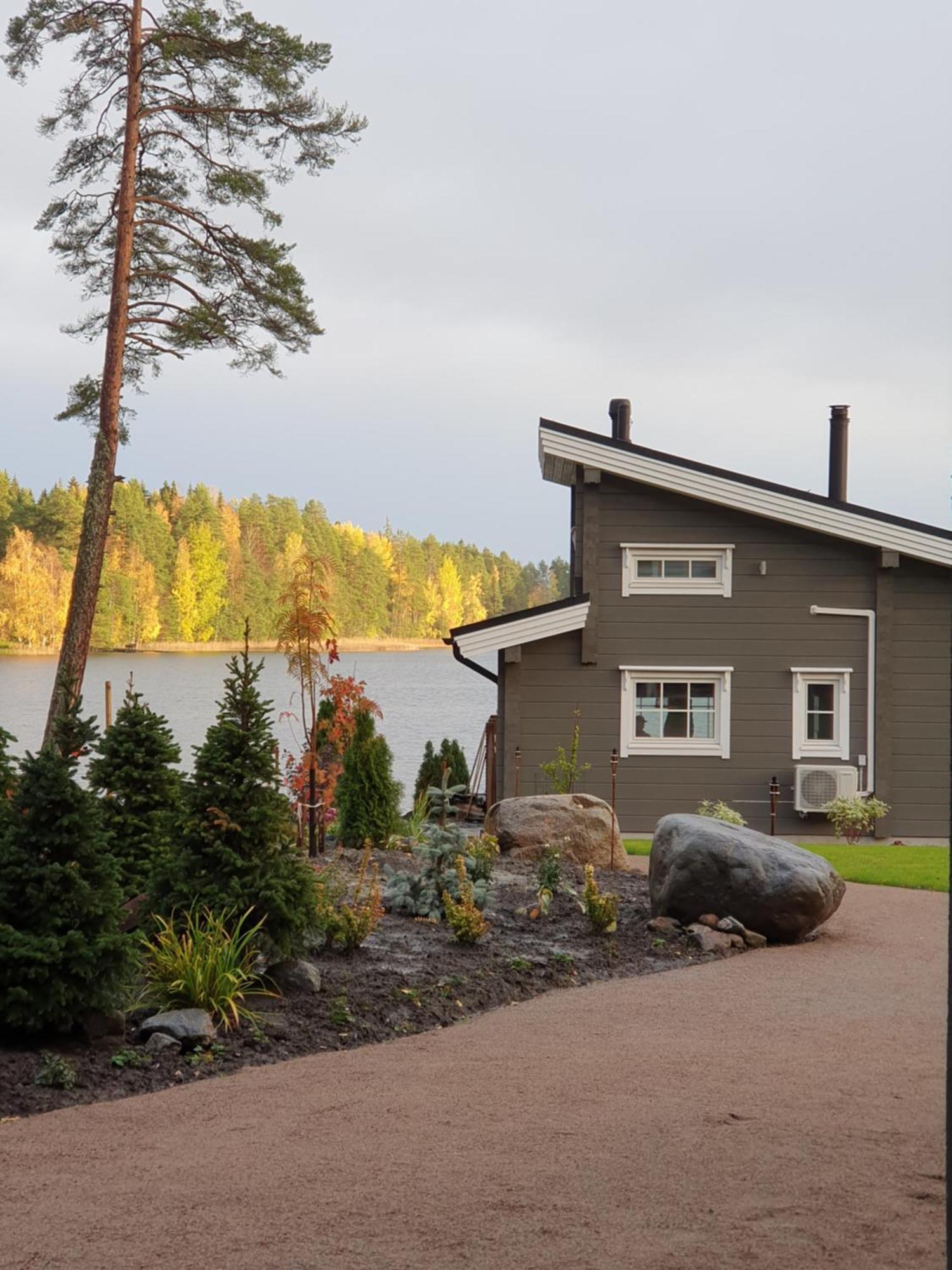 Stunning Log Cabin 45M2 On The Shore Of Kallavesi. Kuopio Buitenkant foto