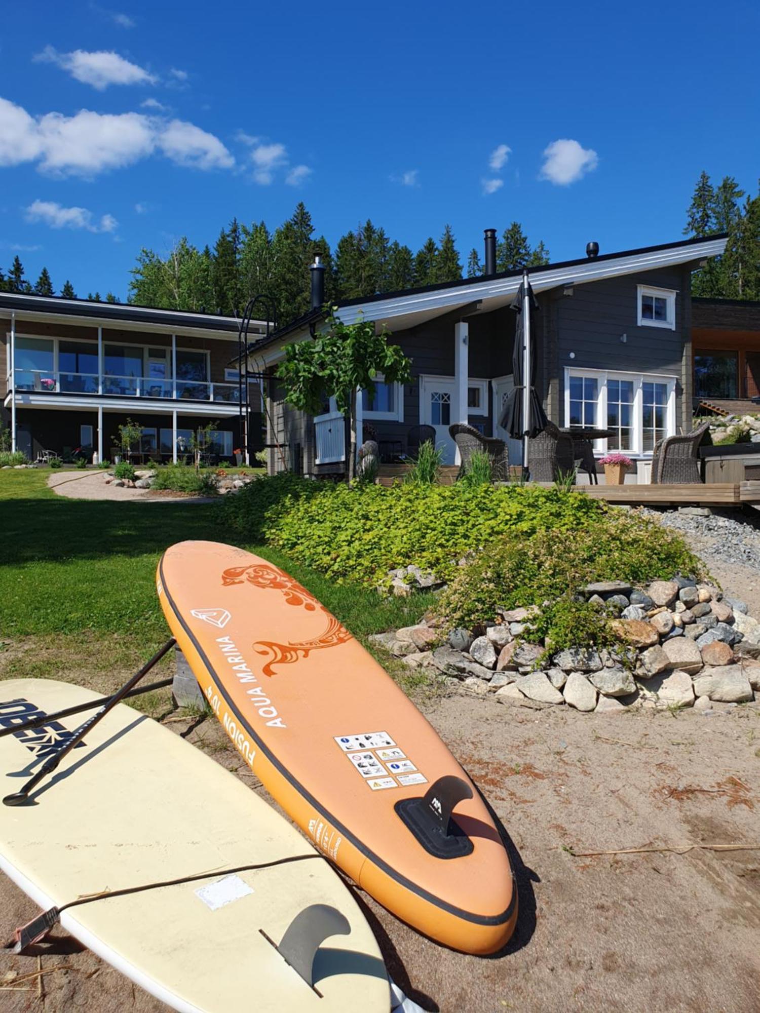 Stunning Log Cabin 45M2 On The Shore Of Kallavesi. Kuopio Buitenkant foto
