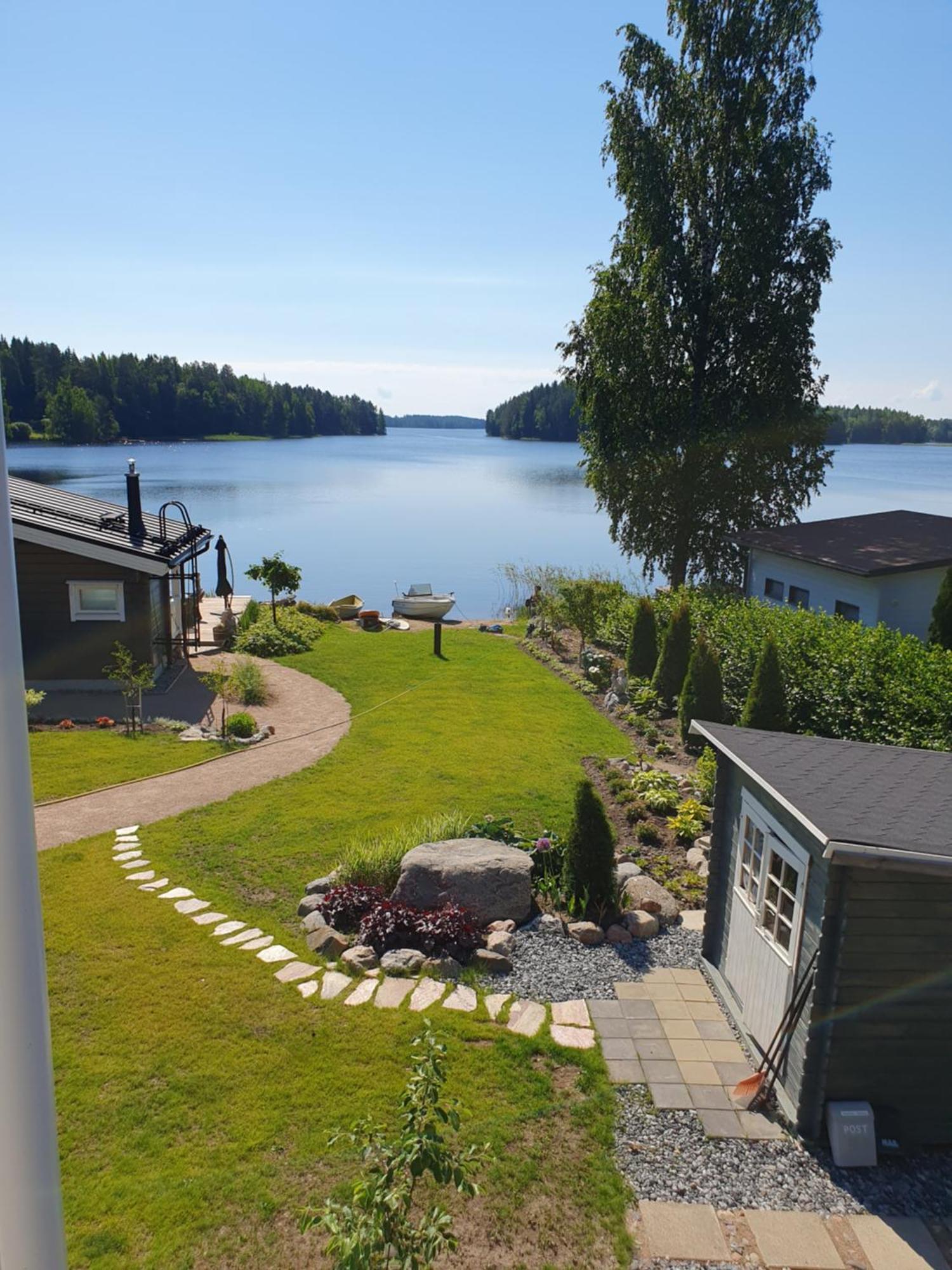 Stunning Log Cabin 45M2 On The Shore Of Kallavesi. Kuopio Buitenkant foto